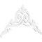 Ekena Millwork Pitch Baile Architectural Grade PVC Gable Pediment, 60"W x 30"H x 1"P (12/12) GPP060X030X100BAI - alternate 1
